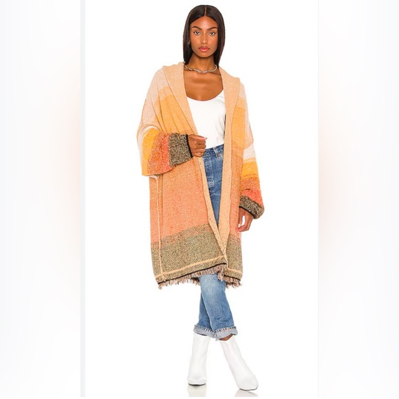 Free People Sunset Park Cardigan in Low Sun Combo - Picture 5 of 6